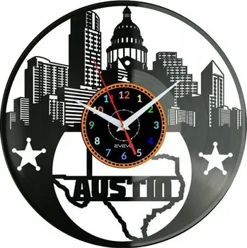 Hodiny Nástěnné hodiny Evevo černé 30 cm