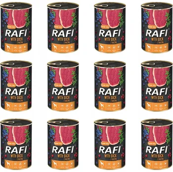 Krmivo pro psa DOLINA NOTECI RAFI Karma mokra dla psa Kachna 12 x 400 g