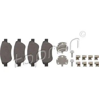 Brzdová destička Sada brzdových destiček, kotoučová brzda TOPRAN 207 648