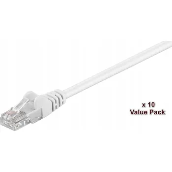 Síťový kabel MicroConnect U/UTP CAT5e 5M bílý, 10 ks