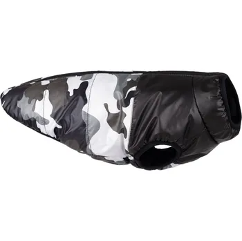 Obleček pro psa Bunda pro psy QUEENS černá různé velikosti Rozměr: Rozměr 60 cm - větší plemeno