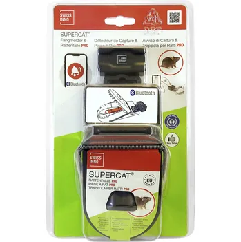 Hubení hlodavce Swissinno Fangmelder Connect plus SuperCat Rattenfalle Pro past na krysy 1 ks