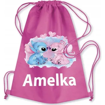 Školní Vak/Batoh Do Školky Školy STICH STICZ LILO + JMÉNO 8