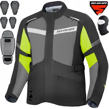 Moto bunda TURISTICKÁ MOTOCYKLOVÁ BUNDA MEMBRÁNA ZATEPLENÍ ALPHA SHIMA L