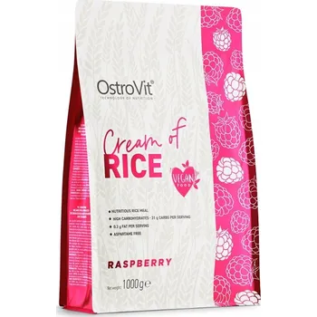 Rýžová kaše v prášku OstroVit Rýžová kaše s malinovou příchutí 1000 g 1 ks
