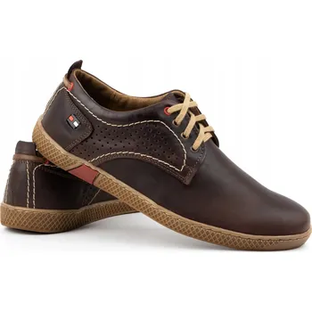 Pánské polobotky Pánské volnočasové boty 302GT hnědé vel. 42