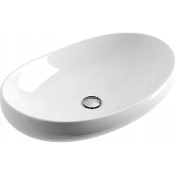 Umyvadlo Excellent Filina 2.0 umyvadlo na desku 63x42 cm oválné, bílý lesk