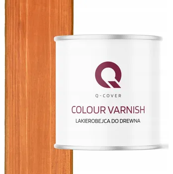 Lak na dřevo Lazurovací lak Q-COVER 2,5 l hnědá satén