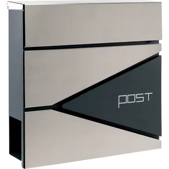 Poštovní schránka Poštovní schránka s novinami Verda šedá
