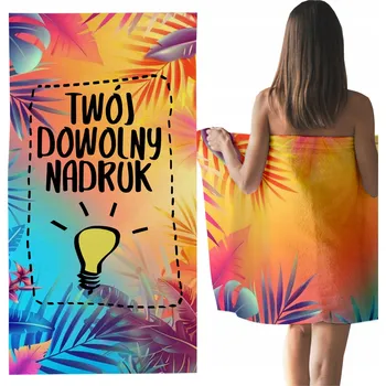 Ručník RUČNÍK PRO NI VELKÝ 100x50 S VLASTNÍM POTISKEM LOGA REKLAMA DÁREK