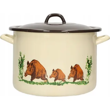 Hrnec Hrnec na bigos DZIK 28 cm + poklice Elo-Pol