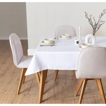 ubrus UBRUS 140X140 ODOLNÝ SKVRNÁM polyester bílý VitalHome Portugalsko