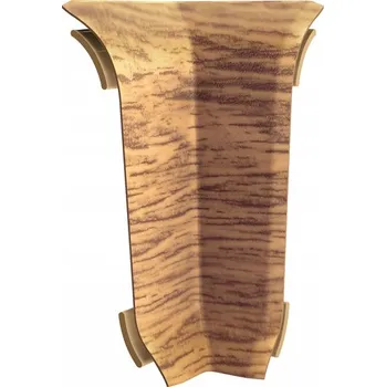 soklová lišta Vnitřní roh Vilo PVC 5 x 55, délka 6 cm, dub