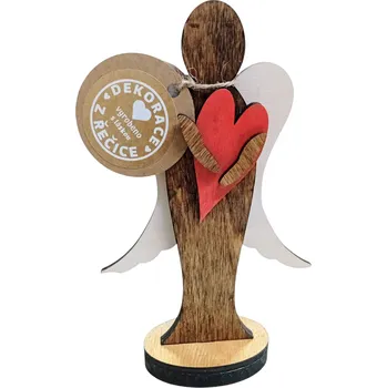 Dekorace z Řečice Dřevěný Anděl 17cm♥️