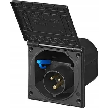 Elektrická zásuvka Zásuvka InterCamp 373504BK CEE