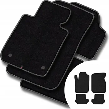 autokoberec Velurové autokoberce Motos 4 ks