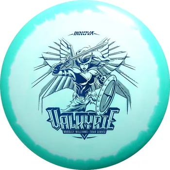 Disc golf Innova Bradley Williams 2025 Halo Star Valkyrie 167g Bílá/Tyrkysová