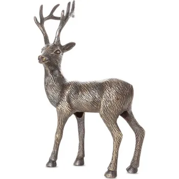 Vánoční ozdoba Vánoční dekorace sob FIG 165 A ocelová / zlatá