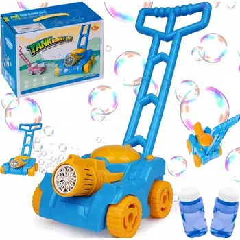 Bublifuk KOSIARKA NA BAŃKI MYDLANE PRO DĚTI + TEKUTINA NA MÝDLOVÉ BUBLINY ODRÁŽEDLO