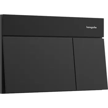 Splachovací tlačítko Hansgrohe iFrame Element E - Ovládací tlačítko pro dvojité splachování, černá matná 66003670