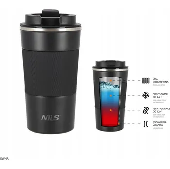Termohrnek Termohrnek Nils Camp 0,51 l černý