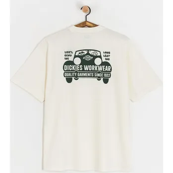 Pánské tričko Dickies Gordonsville (egret) L, béžová