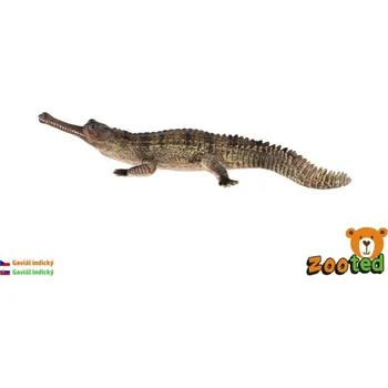 Figurka Zooted Gaviál indický plast 21cm