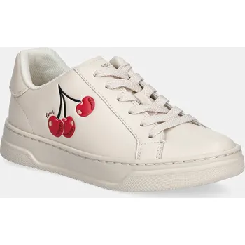Oblečení a móda Kožené tenisky Coach High Line Cherry CZ361.CAH béžová 01X, EUR 41.5