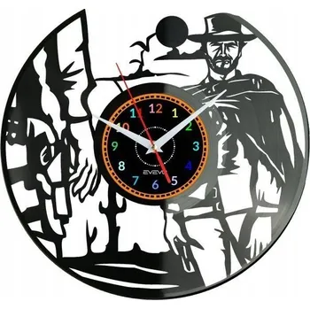 Hodiny Cowboy Nástěnné Hodiny Vinylová Deska Moderní Dekorativní Dárek