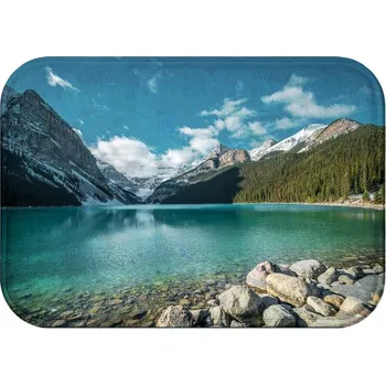 Koupelnová předložka KOUPELNOVÁ PŘEDLOŽKA | MĚKKÁ ANTYPOŚLIZGOWA MATA 60X40 PRYSZNIC MODNA VZOR