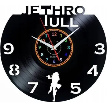 Hodiny JETHRO TULL HODINY NÁSTĚNNÉ DEKORATIVNÍ MODERNÍ VINYLOVÁ DESKA LP
