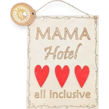 Domovní cedule Dekorace z Řečice Cedulka mama Hotel