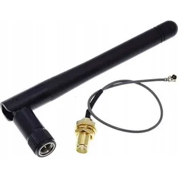 Bezpečnostní kamera Balanser Cyberms Anténa WiFi 2,4 GHz 3 dBi všesměrová SMA U.FL