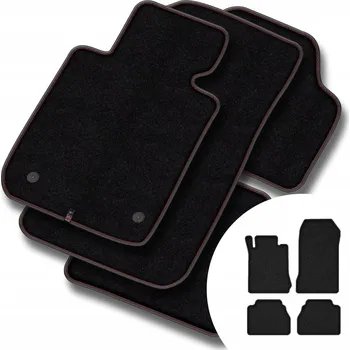 autokoberec Velurové autokoberce Motos 4 ks