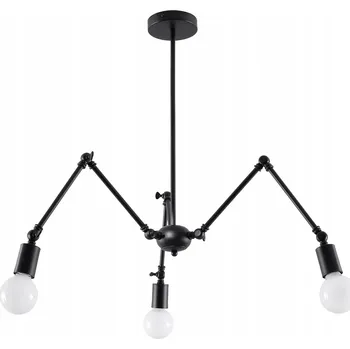 Lustr STARK 3 černý E27 moderní design