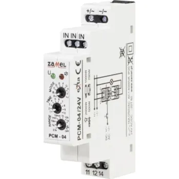 Relé ČASOVÉ RELÉ PCM-04 ZAMEL 24VAC/DC 10 FUNKCÍ
