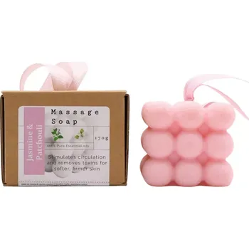 Mýdlo AW Aromatics Masážní mýdlo s esenciálními oleji Jasmín & Pačuli 170 g