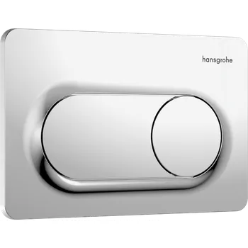Splachovací tlačítko Hansgrohe iFrame Original S - Ovládací tlačítko pro dvojité splachování, chrom 66002000