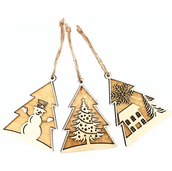 Vánoční dekorace Dekorace z Řečice Sada vánočních ozdob 3ks