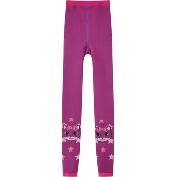 Dívčí kamaše Wolf P2417 fialovorůžové (dívčí punčochové legíny)