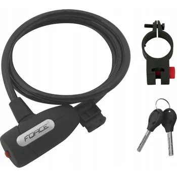 Zámek na kolo Zabezpečení kola lankem Force