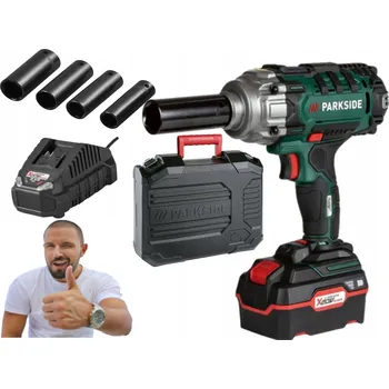 Aku rázový utahovák PARKSIDE PASSK 20-Li 20V 400 Nm + pouzdro na nástavce