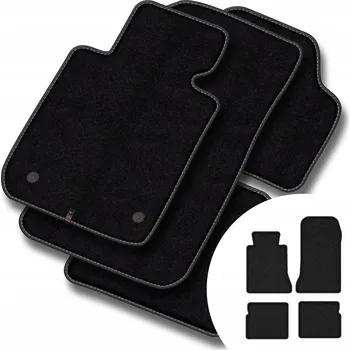 autokoberec Velurové autokoberce Motos 4 ks