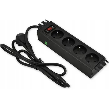 IP kamera PD.0401.001 - 10" napájecí panel 1U, 4 x 230 V, vypínač