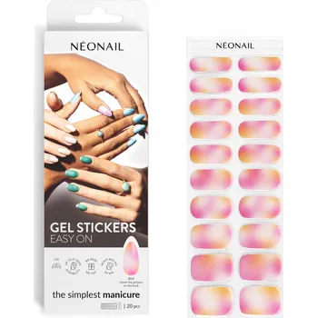 Lak na nehty NEONAIL - GEL STICKERS EASY ON - M14 - lak na nehty - 20 - Vícebarevný