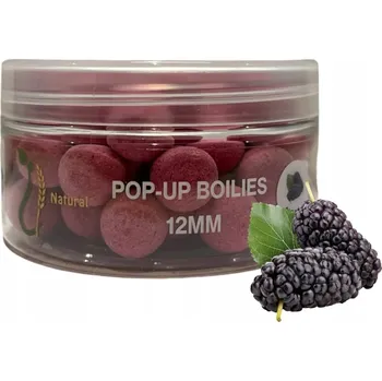 Boilies Wratislavia Baits Natural Pop-Up Moruše 12 mm / 100 ml - plovoucí boilies