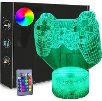 Lampička Noční lampa 3D vícebarevná