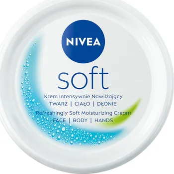 Pleťový krém NIVEA SOFT Krém na obličej, tělo a ruce hydratační jemný 50 ml