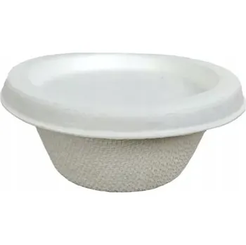 Jednorázové nádobí Víčko z třtiny na nádobu na omáčku 76mm 50 Ks