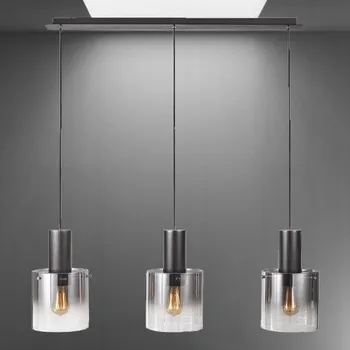 Závěsné svítidlo LUXERA, styl Tiffany, 3 světelné body, patice E27